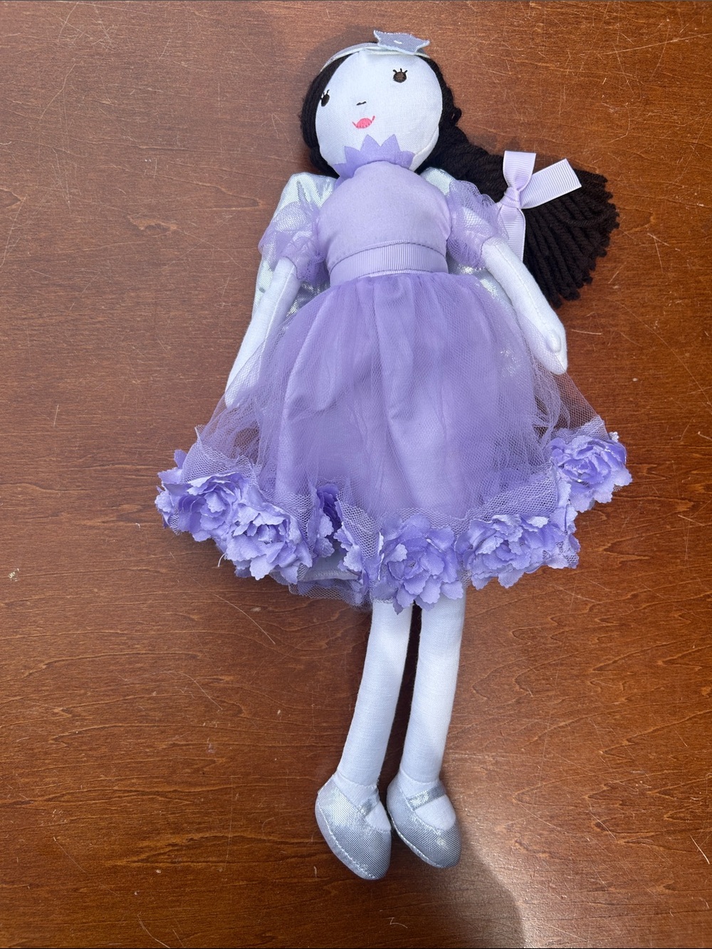 Pottery Barn Kids Purple Tulle Princess Rag Doll